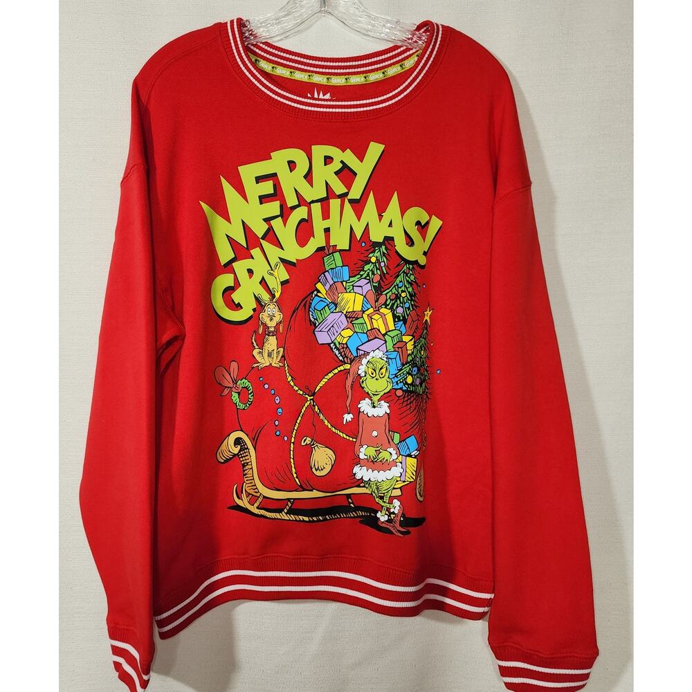 The Grinch Merry Christmas women XL sweatshirt